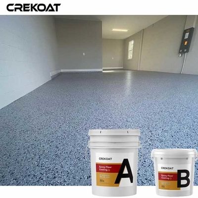 Système décoratif de flocon de résine époxyde de plancher d'émission transparente à base d'eau de revêtement