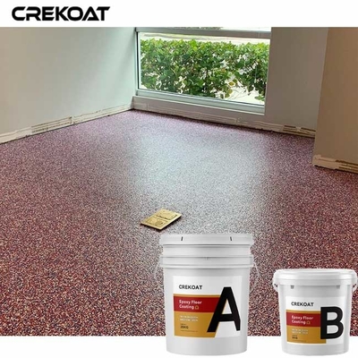 Les flocons de vinyle imperméabilisent le revêtement de plancher de résine époxyde avec le lustre Matte Urethane Topcoat