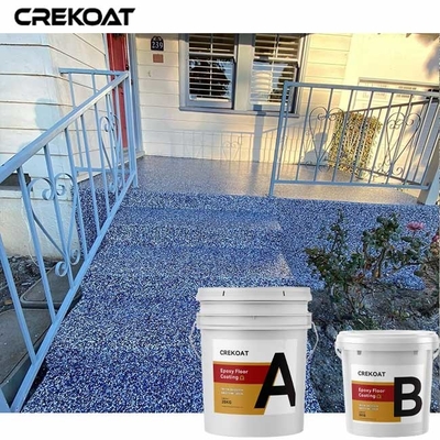 Les flocons de vinyle imperméabilisent le revêtement de plancher de résine époxyde avec le lustre Matte Urethane Topcoat
