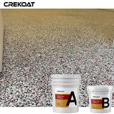 Vinyle Chips Flake Clear Resin Floor enduisant du quartz époxyde métallique