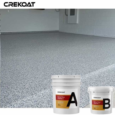Vinyle Chips Flake Clear Resin Floor enduisant du quartz époxyde métallique