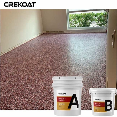 Le béton de résine époxyde de flocon peignent l'anti protection de glissement pour le plancher de garage