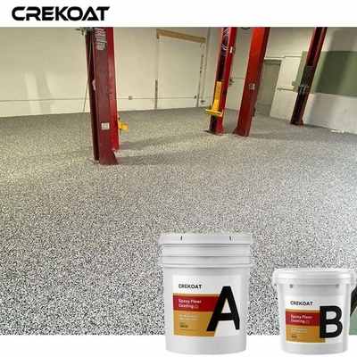 Liquide de revêtement de plancher de résine époxyde de flocon de couleur de TDS résistant
