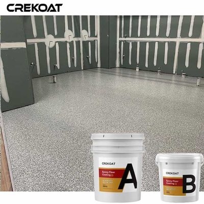 Liquide de revêtement de plancher de résine époxyde de flocon de couleur de TDS résistant