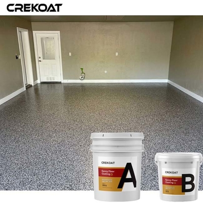 Produit concret de composant du revêtement 2 de flocon solide de résine époxyde de 100%