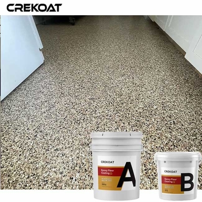Produit concret de composant du revêtement 2 de flocon solide de résine époxyde de 100%