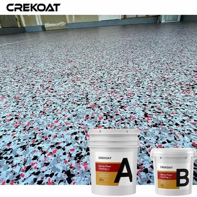 Produit concret de composant du revêtement 2 de flocon solide de résine époxyde de 100%