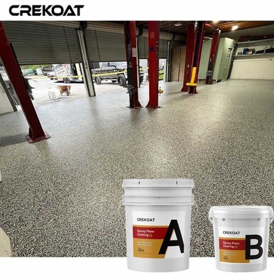 Revêtement époxyde de traitement rapide de plancher de flocon pour le plancher commercial et industriel