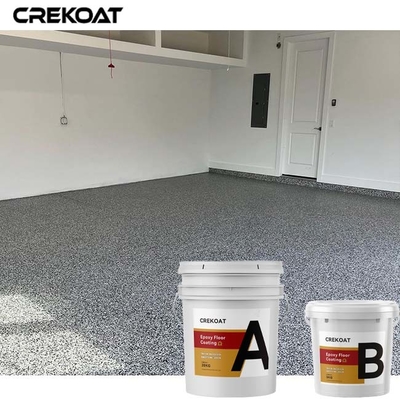 Surface douce Polyaspartic de flocon de 100% de résine époxyde de plancher de sol de mosaïque solide de revêtement