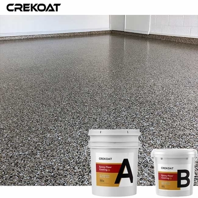 Revêtement transparent de plancher de résine époxyde de manteau annoncé avec Chip Flakes