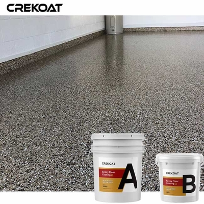 le revêtement de plancher de résine époxyde de flocons de vinyle de 5mm fournissent la résistance à l'impact de longévité