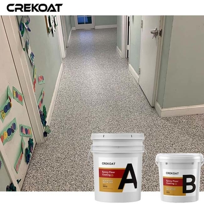 De plus grands flocons collent le plancher de résine enduisant Chip Non Flammable sans couture