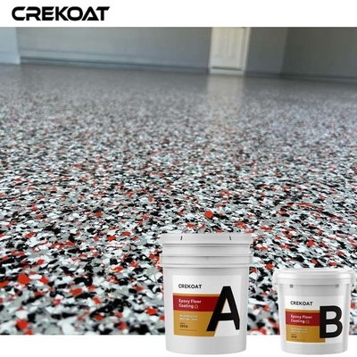 De plus grands flocons collent le plancher de résine enduisant Chip Non Flammable sans couture