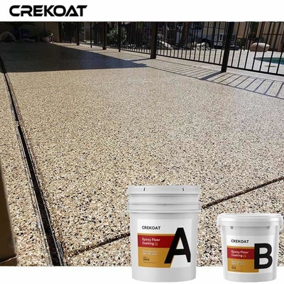 Revêtement décoratif unique de plancher de résine époxyde de flocons pour à la maison et industriel