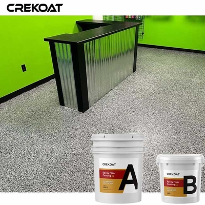 Les flocons de peinture collent le revêtement de plancher de résine pour le béton de sous-sol de garage