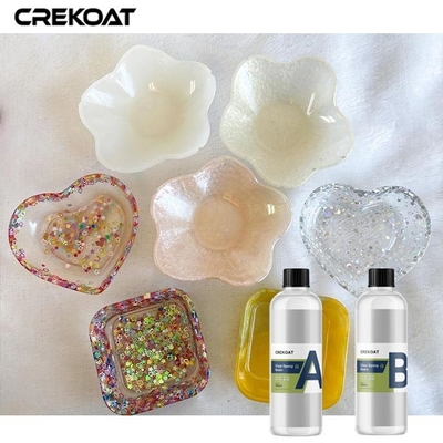 Résine de coulée liquide d'art à haute brillance 2 gallons Stabilité UV améliorée pour les sculptures en plein air