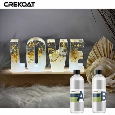 Kit de résine époxy transparente pour table en bois consistance auto-nivelation lisse