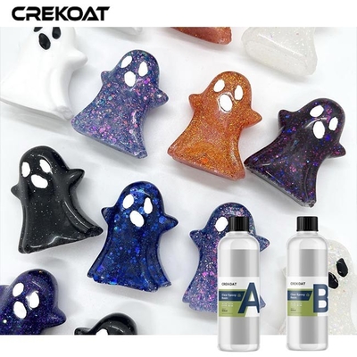 Résine époxy cristalline transparente pour les œuvres d'art bijoux et tablettes