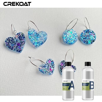 Bas individu de COV nivelant la résine époxyde claire pour la peinture de toile de bijoux de métier