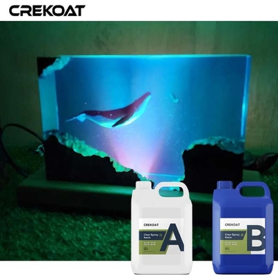 Tableaux en résine liquide transparente à faible odeur pour la fabrication de bougies à pierres précieuses