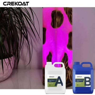 Résistant à l'eau vernis époxy clair pour la fabrication d'accessoires de salle de bain en résine