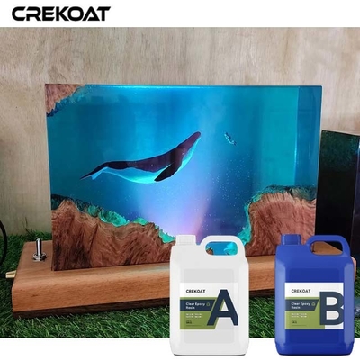 Tableaux en résine liquide transparente à faible odeur pour la fabrication de bougies à pierres précieuses