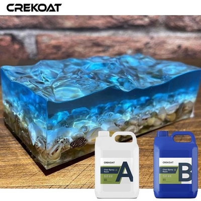 Verre lisse - comme la surface résine de coulée liquide compatible avec les pigments et les colorants