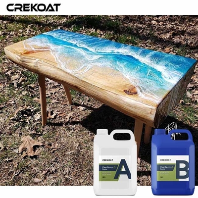 Finition cristalline haute brillance Table haut époxy haute viscosité auto-nivellement
