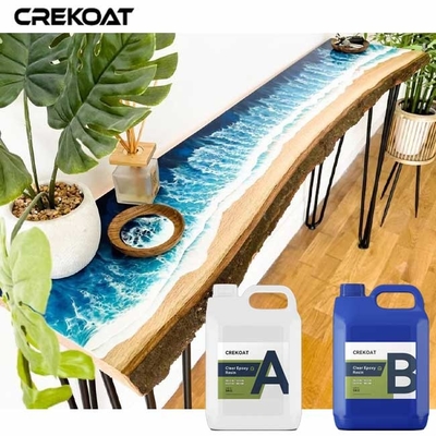 Éco-friendly Clear Epoxy Top Coat Pour les comptoirs Des tables de rivière Art