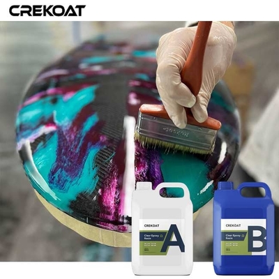 Résistance durable Résine époxy transparente pour la fibre de carbone Beauté durable