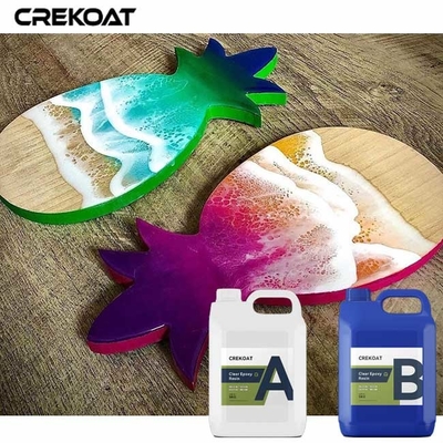 Résine époxy à faible viscosité cristalline claire pour artisanat en résine
