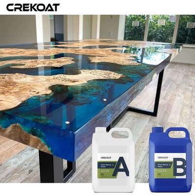 Stabilité UV Art réalisé en résine époxy haute brillance pour le bois