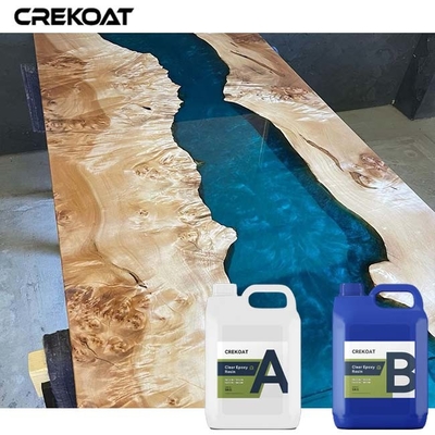 Stabilité UV Art réalisé en résine époxy haute brillance pour le bois