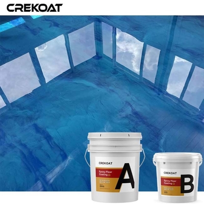 Plancher époxyde résidentiel commercial enduisant les colorants métalliques