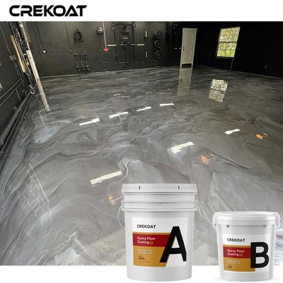 plancher 3d époxyde métallique commercial enduisant les planchers en béton souillés décoratifs