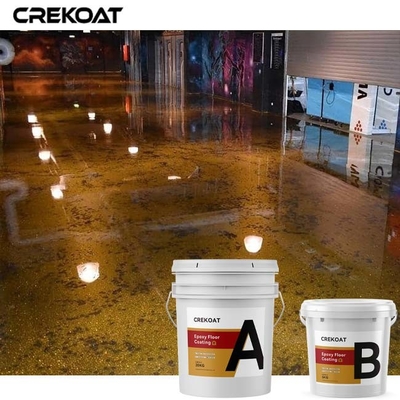 Revêtement métallique solide de plancher de résine époxyde de roche pour des boîtes de nuit