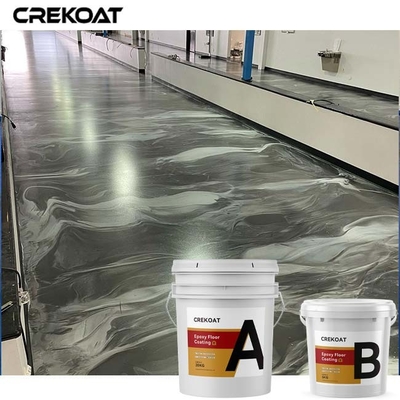 Gray Metallic Epoxy Floor Coating pour le carreau de céramique