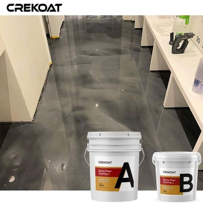 Revêtement époxyde métallique de plancher de la meilleure solution pour la zone industrielle de magasin de garage