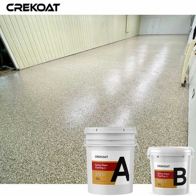 Texture résistante de COV de peinture de glissement libre intérieur de Chip Garage Floor Hygienic Surface