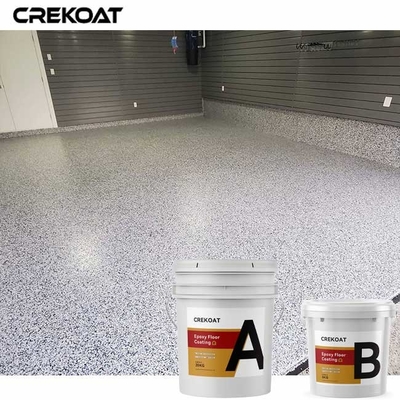 Revêtement époxyde de plancher de flocon de métier unique pour des maisons de magasins de garages