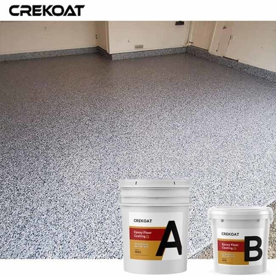 Revêtement de plancher de flocon d'époxyde de résistance de glissement pour des garages de salles d'exposition