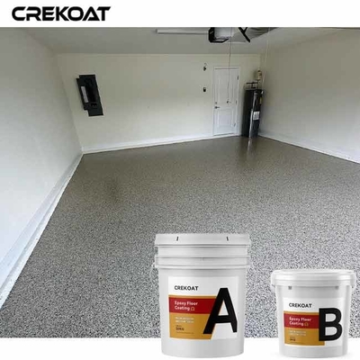 Peinture de revêtement de plancher époxyde durable de flocon avec Grey Color Chips