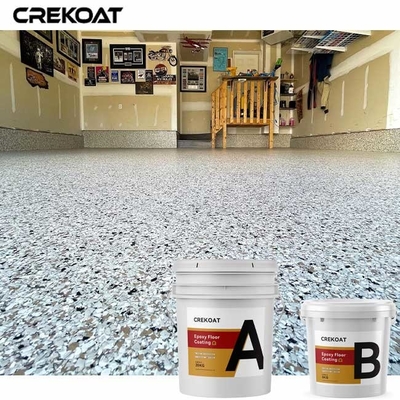 Revêtement époxyde hygiénique de plancher de flocon pour le plancher résidentiel de garages d'hôpital