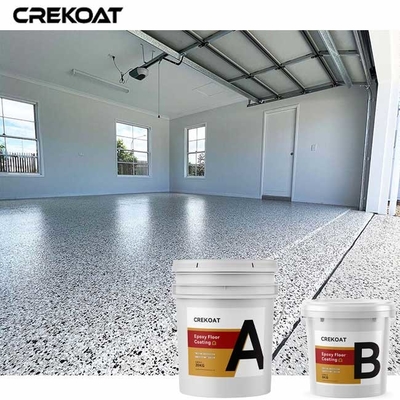 Propriétés hydrophobes Full Broadcast Plancher époxy repousse l'eau pour un nettoyage facile