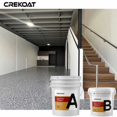 Décoratifs Flocks plancher époxy couche supérieure transparente pour les espaces commerciaux
