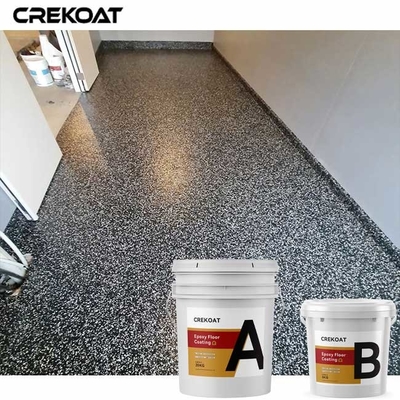 Peinture de sol en béton anti-corrosion avec flocons Protège contre la décomposition du matériau