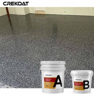 Peinture de sol en béton anti-corrosion avec flocons Protège contre la décomposition du matériau