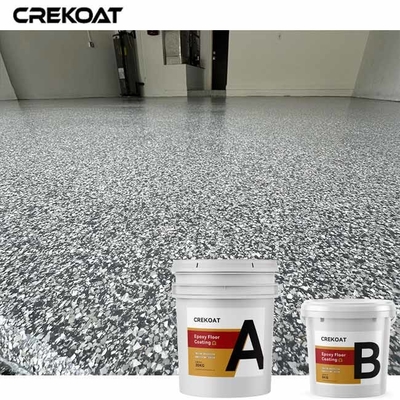 Décoratifs Flocks plancher époxy couche supérieure transparente pour les espaces commerciaux