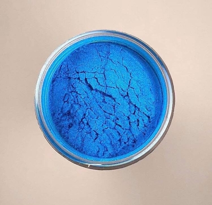 Teinture bleue pigment résine époxy poudre de mica dans les œuvres d'art de résine