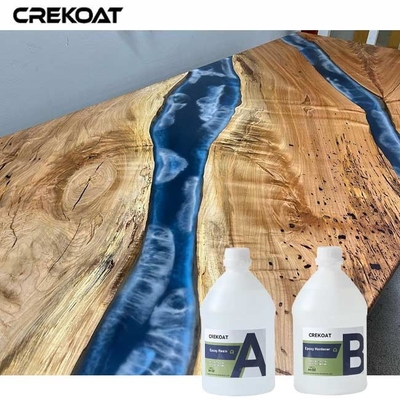 Résine époxy claire durcitrice excellente pour créer des comptoirs en résine haut de gamme